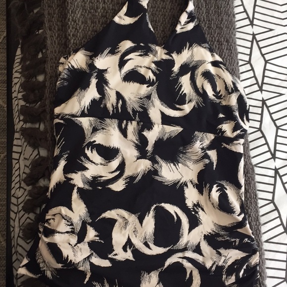 SPANX Other - Spanx black and cream bathing suit top.